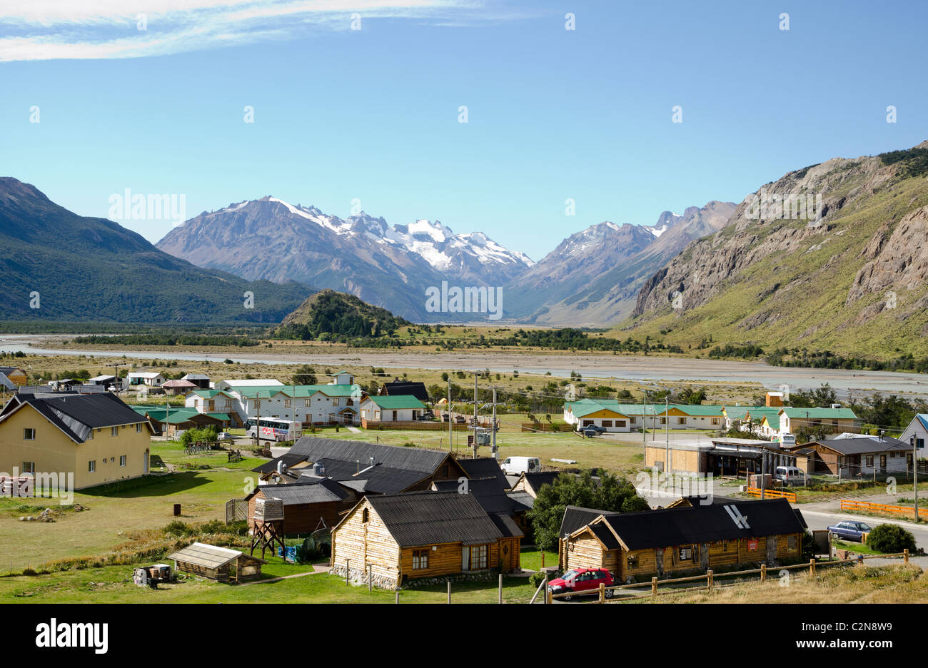 Chalten town, Argentina, Patagonia Foto Stock