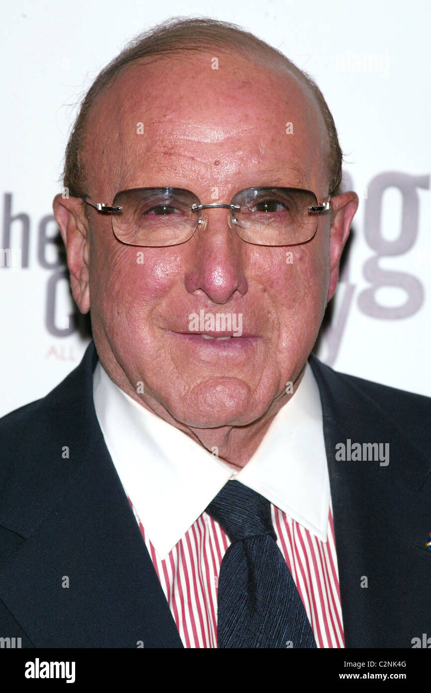 Clive Davis "Le signore che cantano Sondheim' Afterparty presso il Marriott Marquis Hotel di New York City, Stati Uniti d'America - 07.04.08 Foto Stock