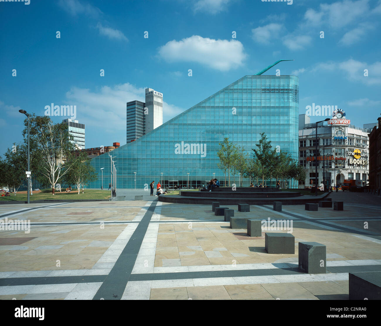 Urbis, Manchester. Il giorno con le persone. Foto Stock