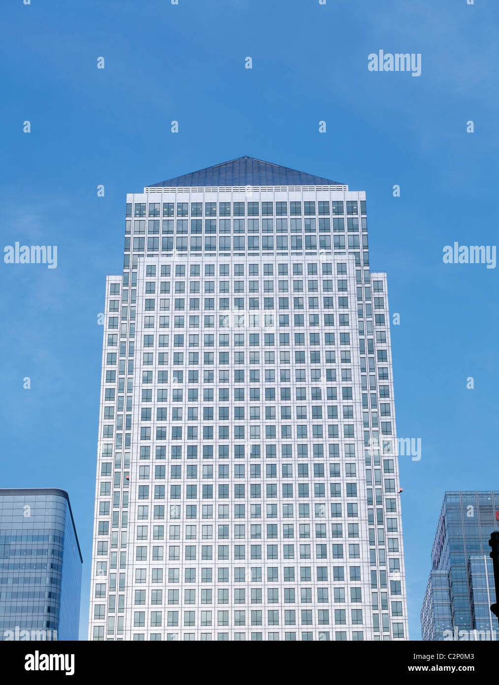 Canary Wharf Tower, London. Foto Stock
