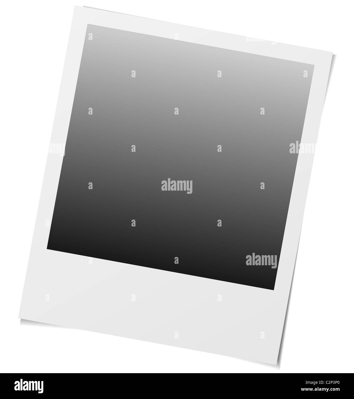Vettore realistico photo frame isolati su sfondo bianco. Foto Stock