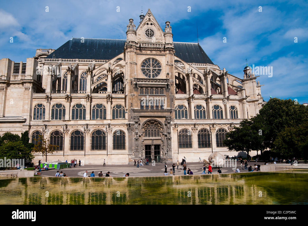 Saint Eustache chiesa a Parigi. Foto Stock