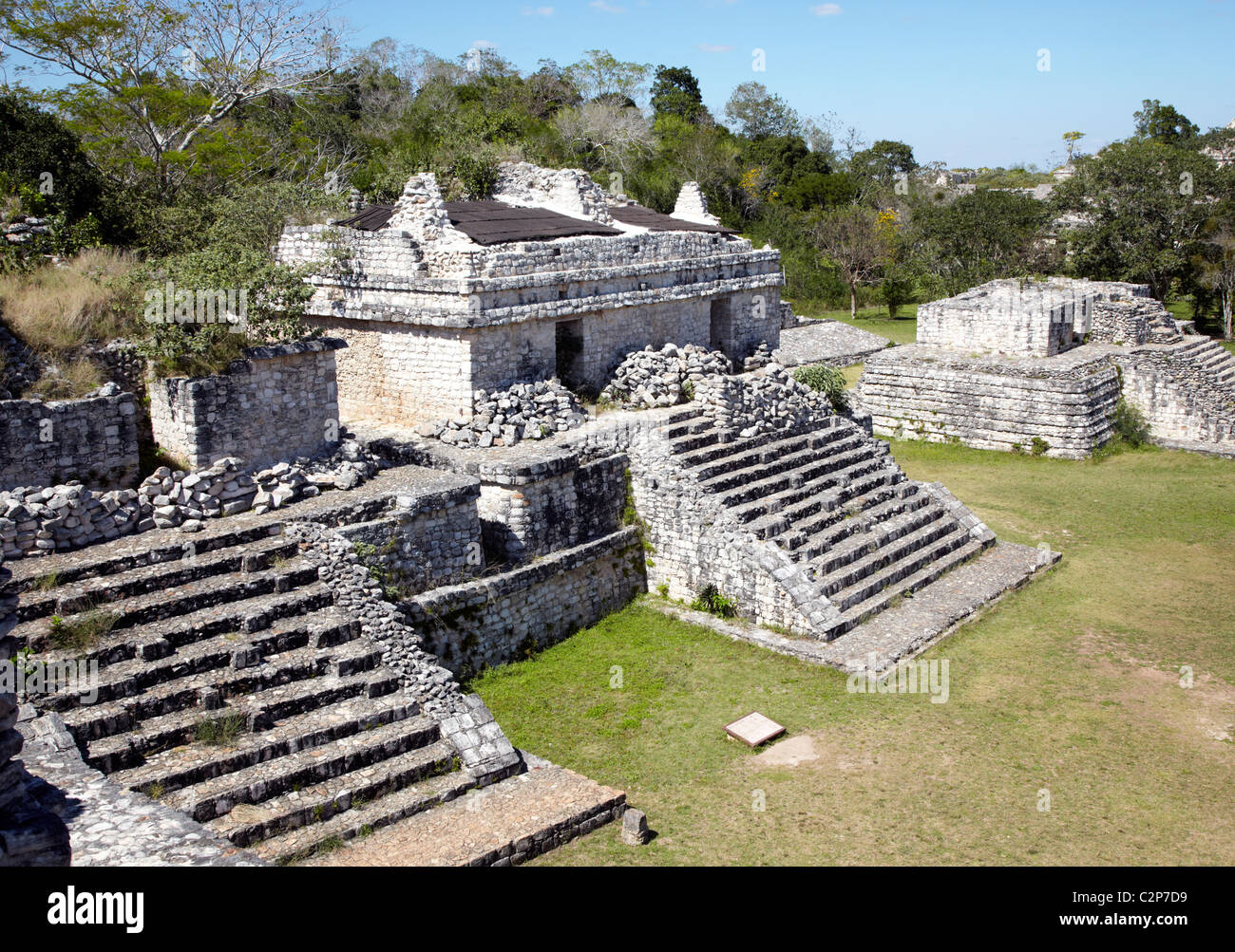Ek Balam rovine Maya Messico Foto Stock