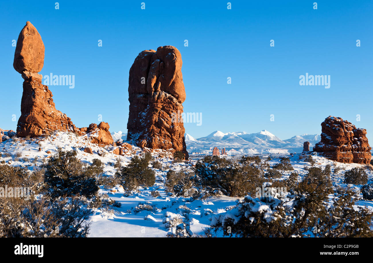Stati Uniti d'America, il confine tra Utah e Arizona, Navajo Indian Reservation, alla Monument Valley Foto Stock