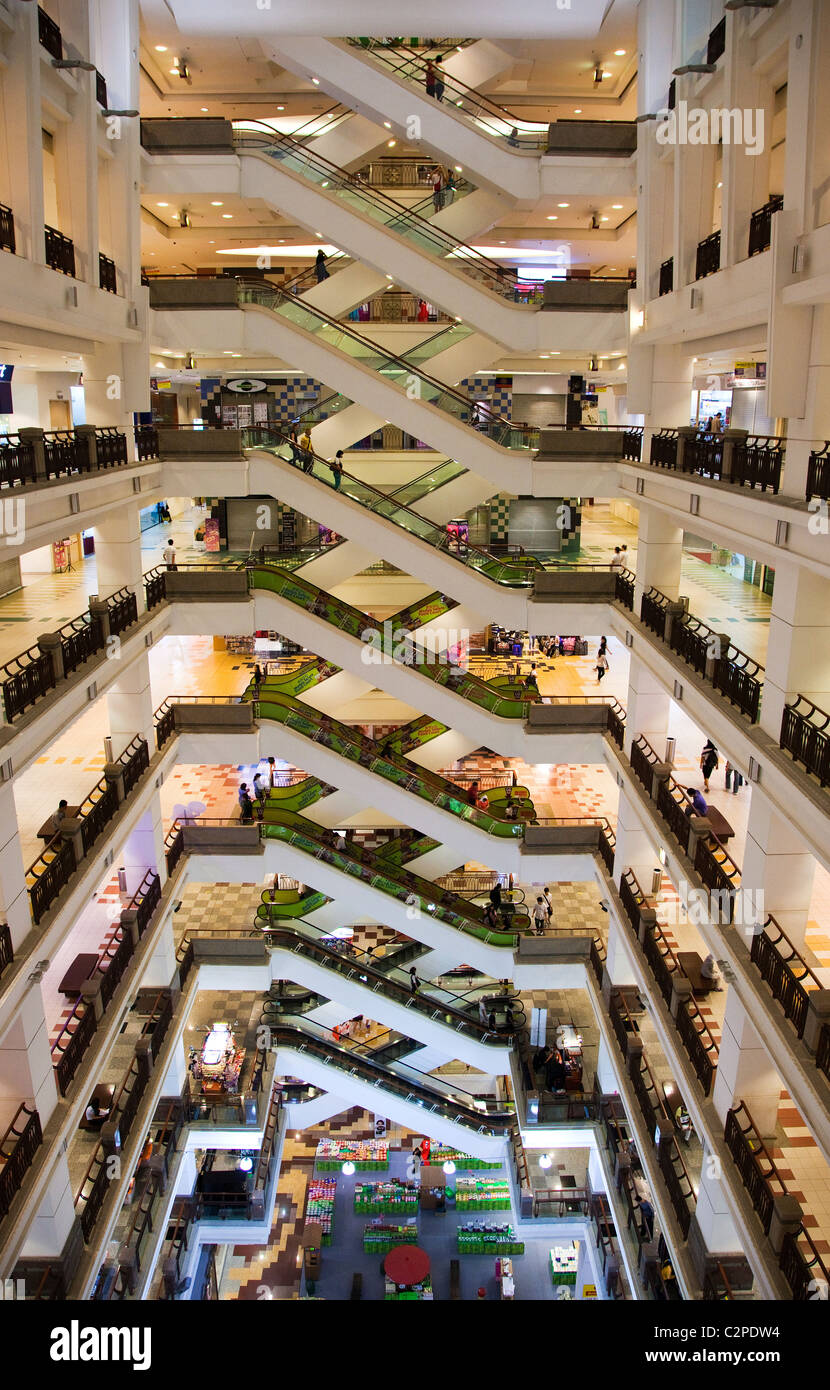 Il complesso shopping a Kuala Lumpur Foto Stock