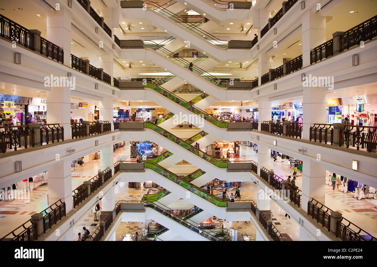 Il complesso shopping a Kuala Lumpur Foto Stock