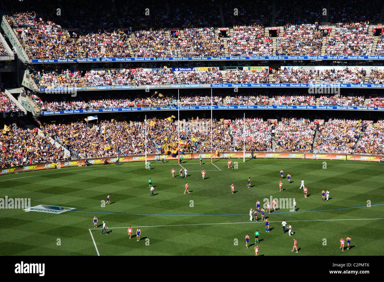 Melbourne Cricket Ground, MCG, Australia. Foto Stock
