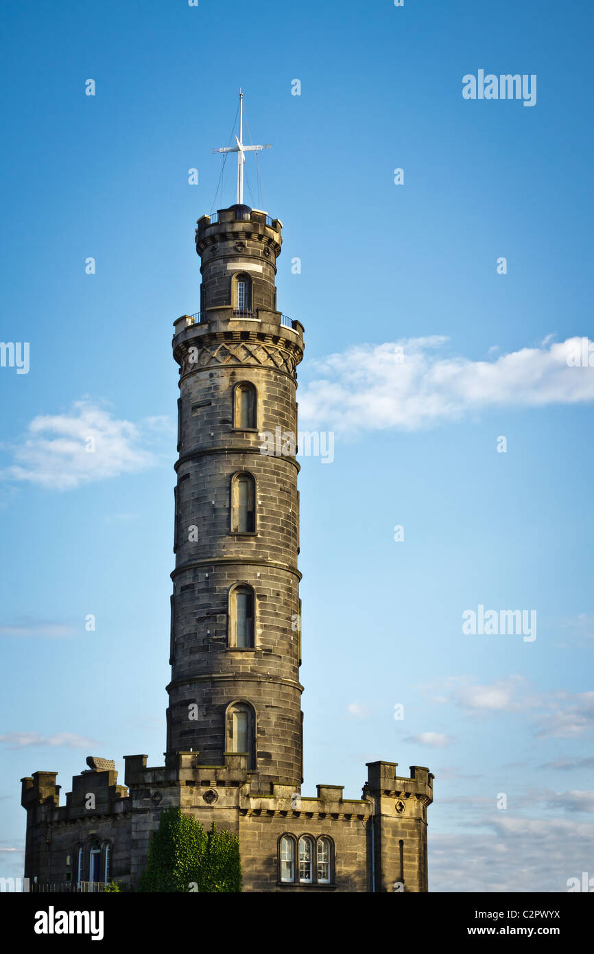 Torre di Calton Hill in Edinburgh Foto Stock