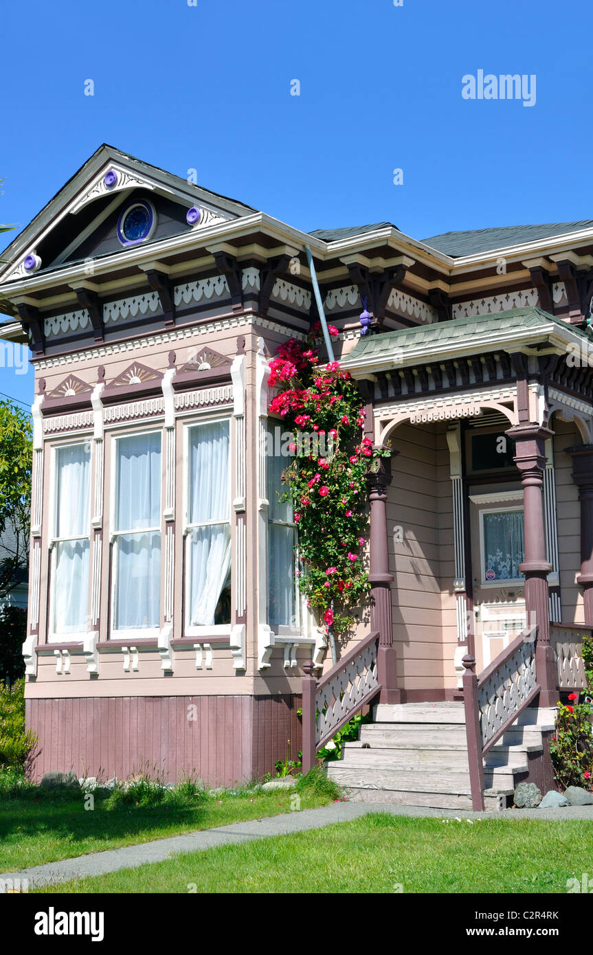 Casa vittoriana, Eureka, CALIFORNIA, STATI UNITI D'AMERICA Foto Stock