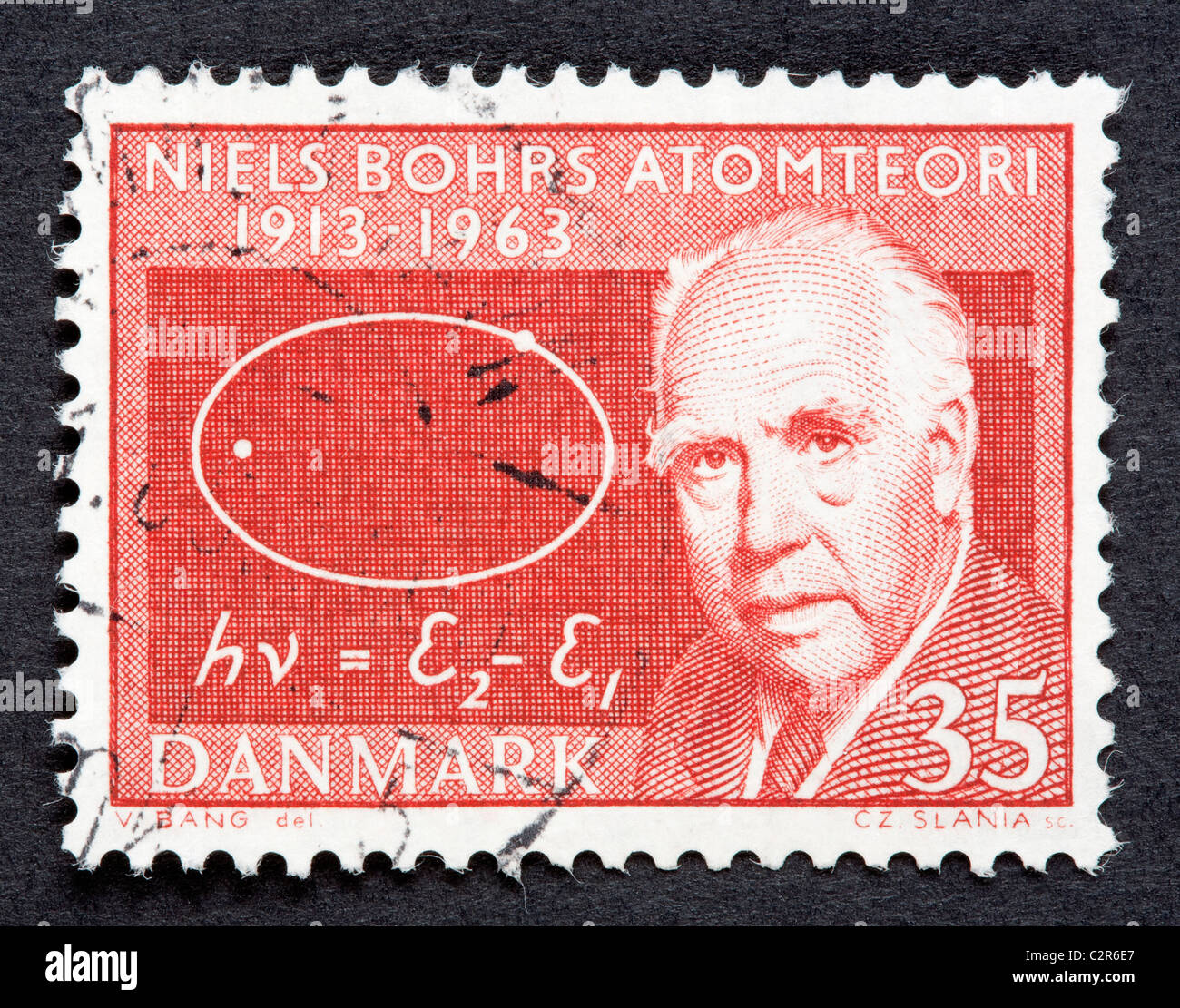 Danish francobollo Foto Stock