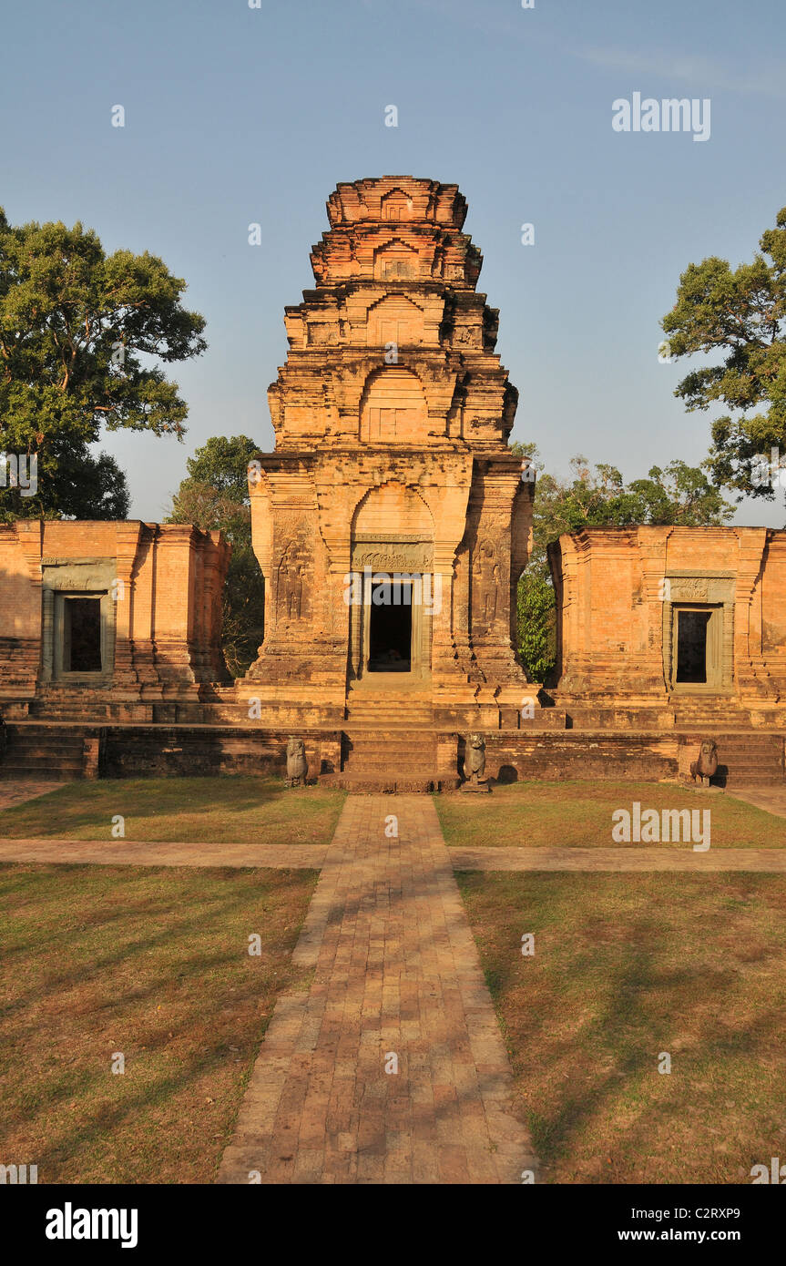 Prassat Kravan santuari , Angkor, Siem Reap, Cambogia Foto Stock