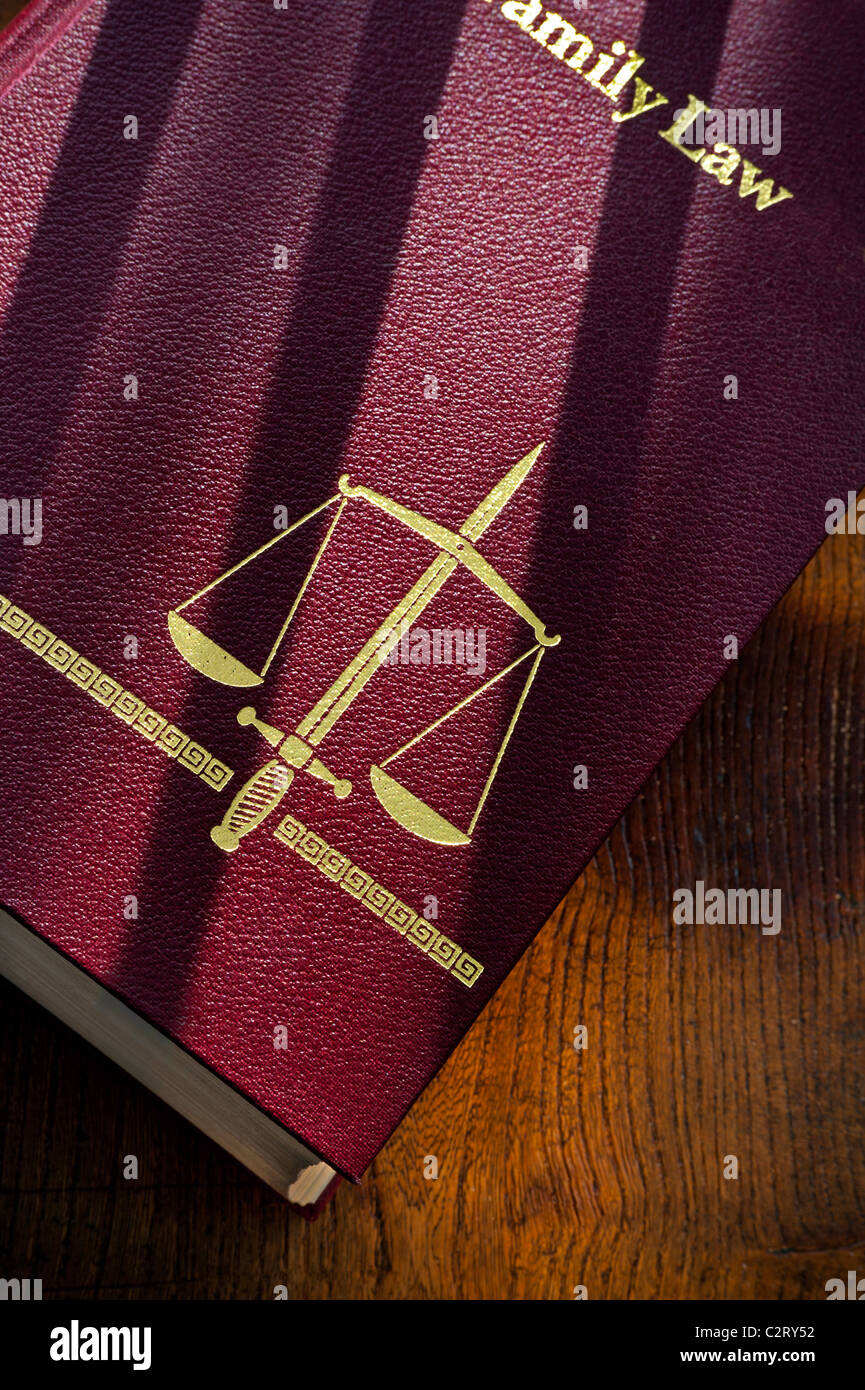 I tribunali di giustizia carcere legale condanna il diritto di famiglia prenota con scale di giustizia e spada a doppio taglio motif con ombre di barre percorrendo tutta Foto Stock