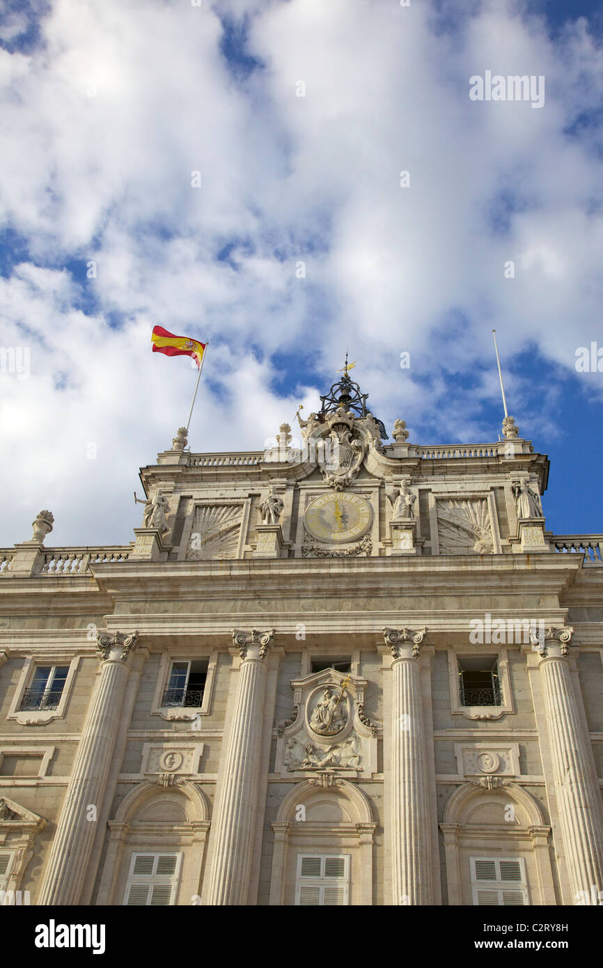 Royal Palace, Palazio Real, Madrid, Spagna, Europa, UE, Foto Stock