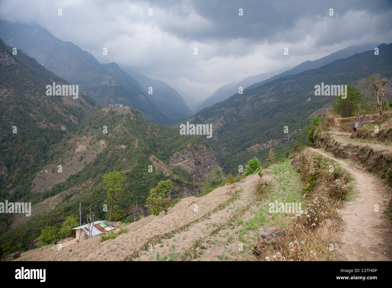 Helambu, Nepal Foto Stock