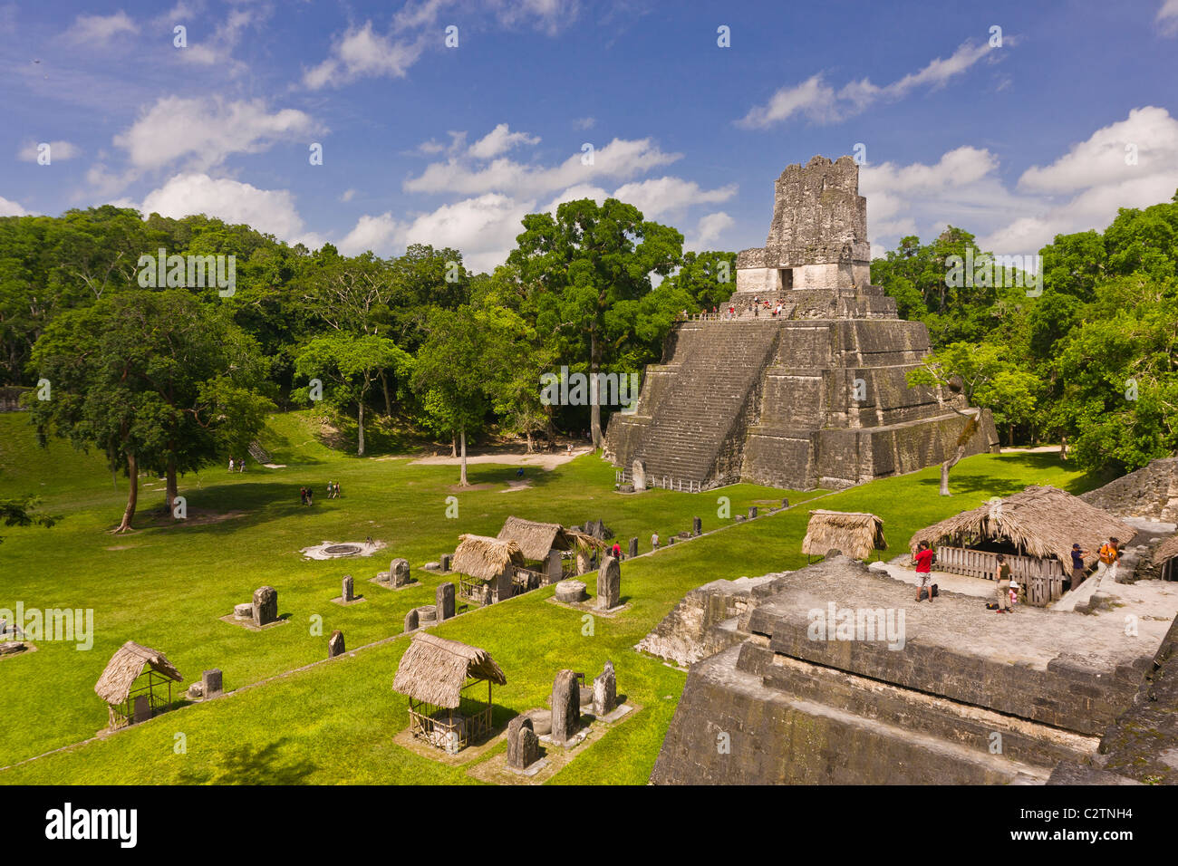 Tikal Guatemala Foto Stock