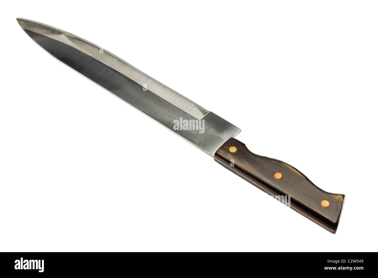 Close-up di un coltello di carne Foto Stock