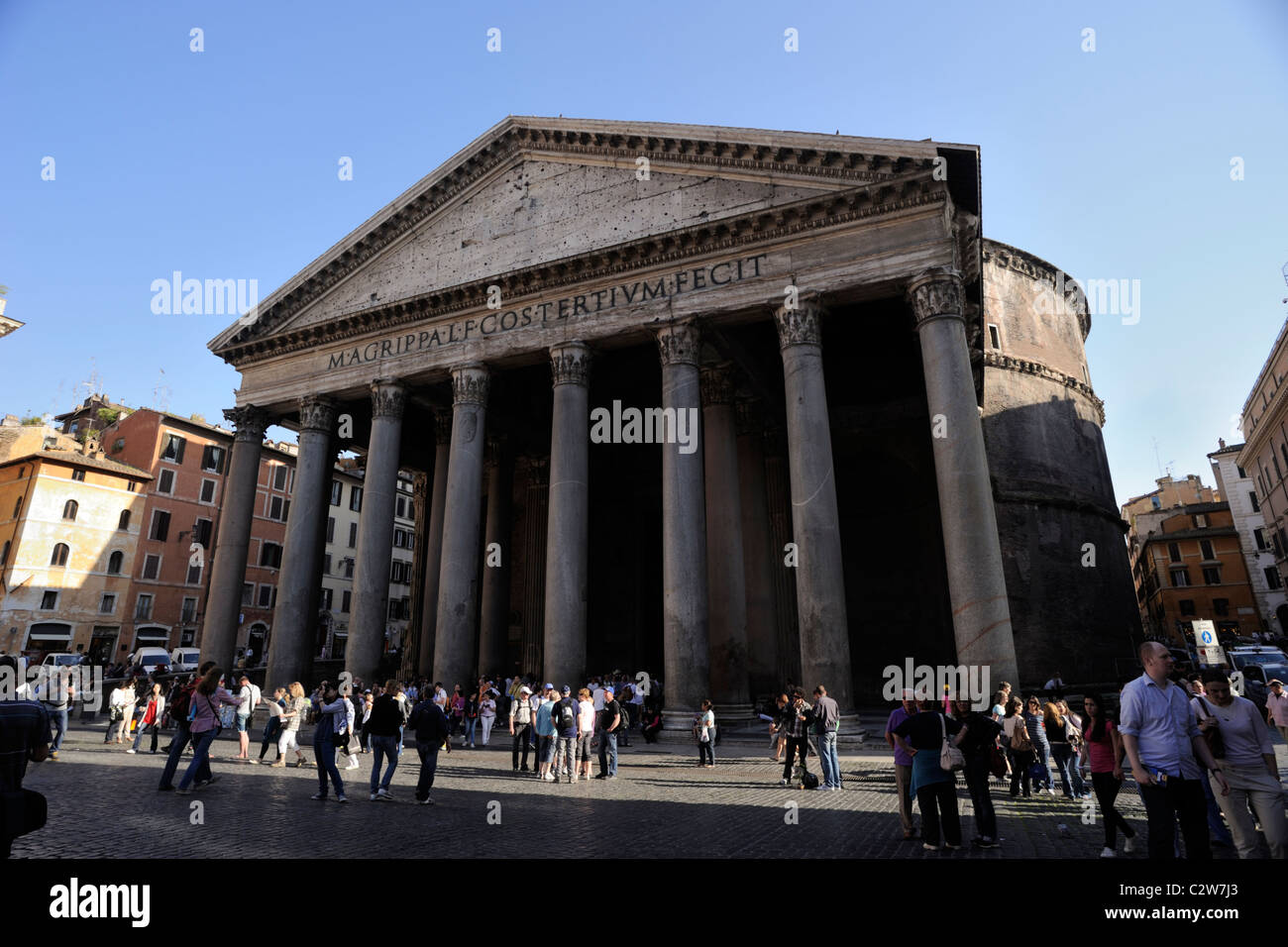 Italia, Roma, Piazza della Rotonda, Pantheon Foto Stock
