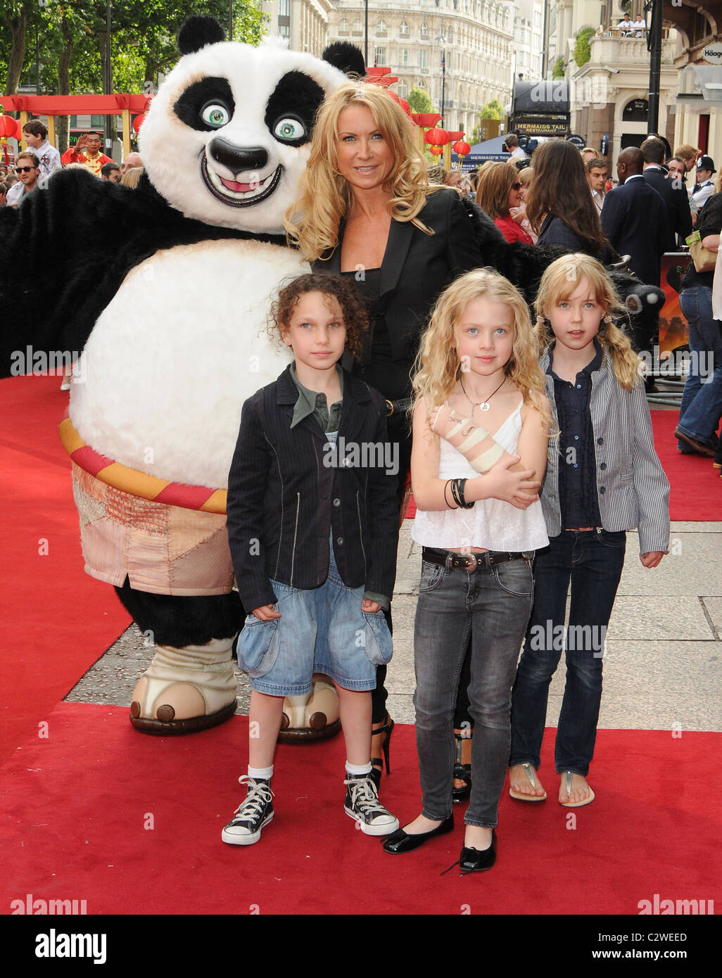 Meg Matthews "Kung Fu Panda' UK premiere - arrivi presso Vue West End di Londra, Inghilterra - 26.06.08 : Foto Stock