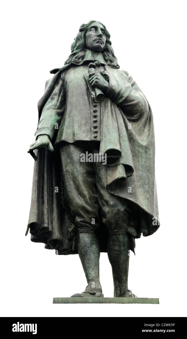 Den Haag / Hague ('s Gravenhaage). Statua di Johan de Witt (1625-72) Foto Stock