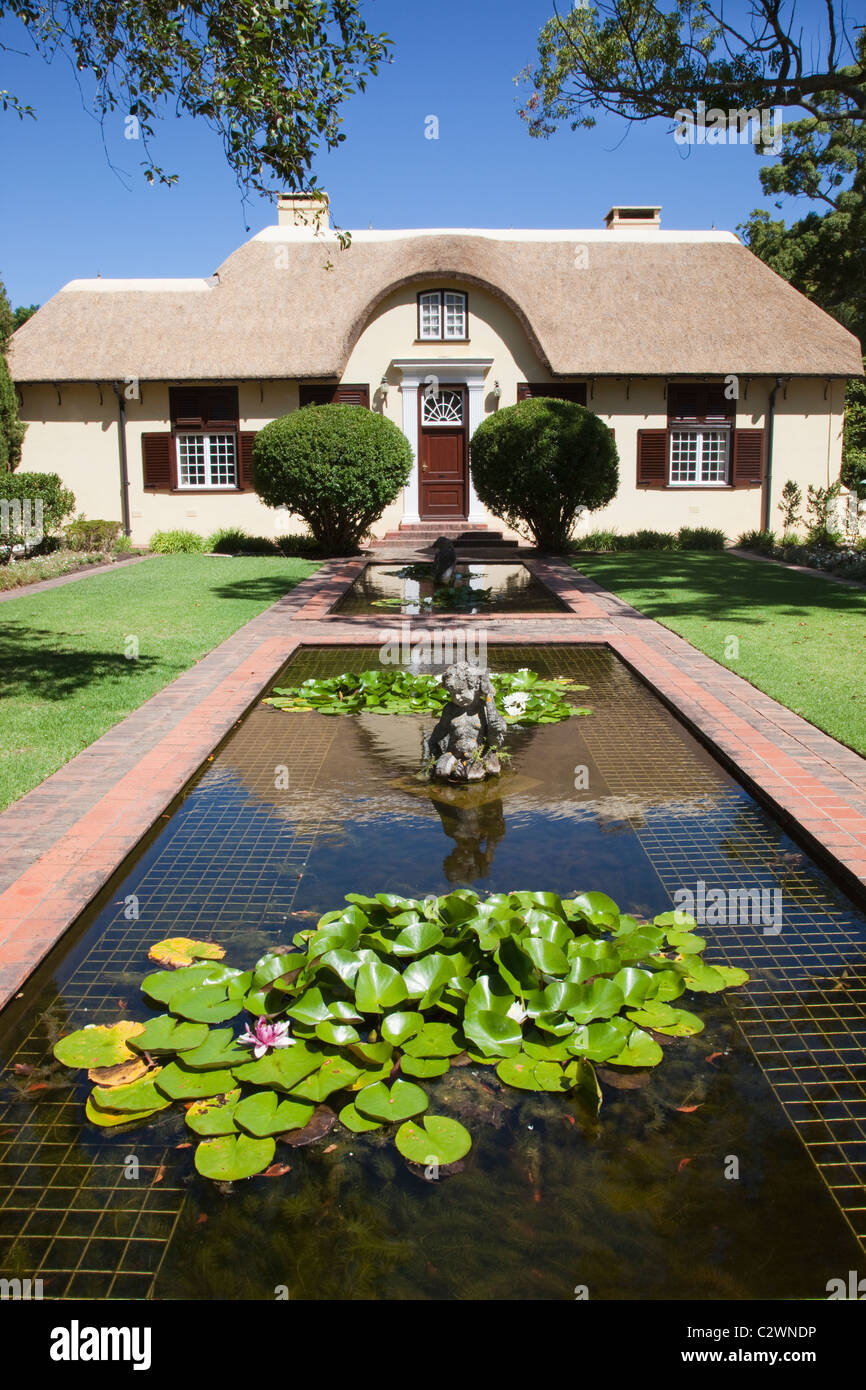 Vergelegen Homestead, Vergelegen wine estate, Somerset West, Western Cape, Sud Africa Foto Stock