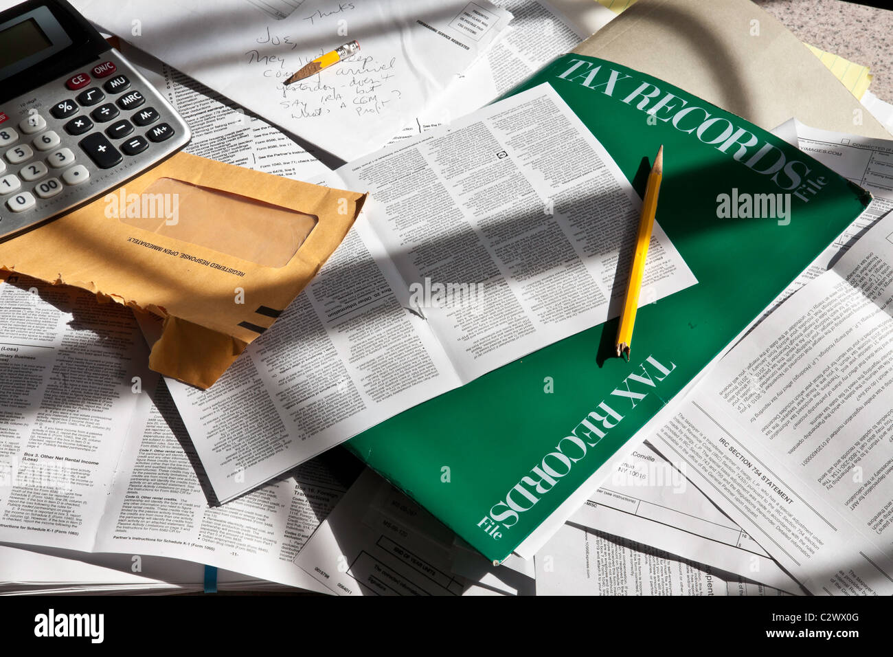 "Imposte sul reddito ancora vita' Foto Stock