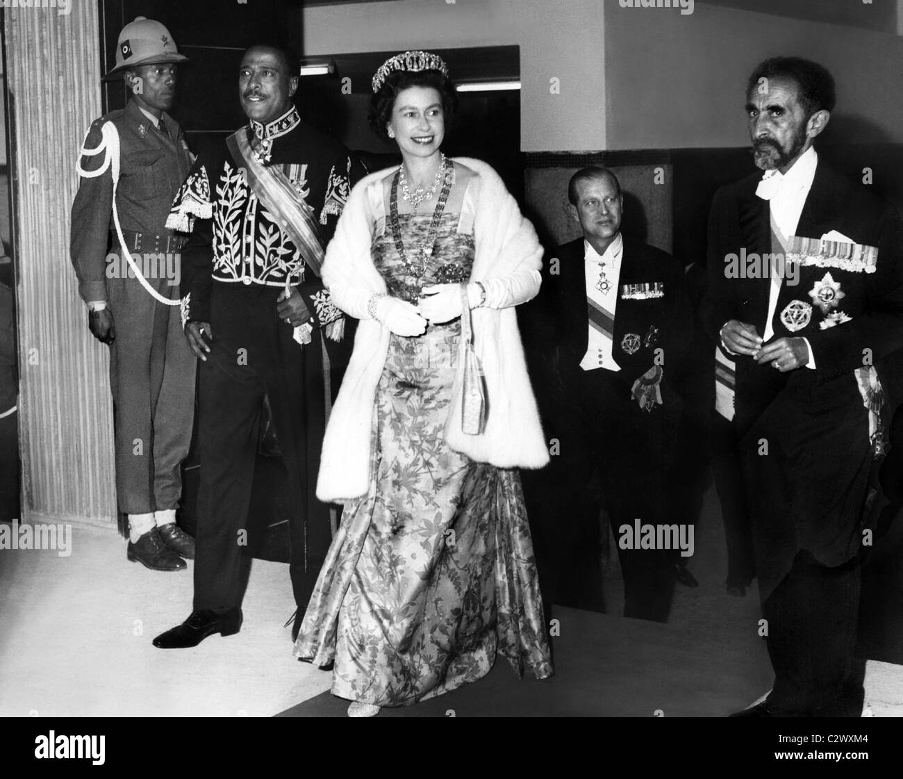 La Regina Elisabetta II e del principe Filippo la regina e il duca di EDINBU 02 Luglio 1965 Foto Stock