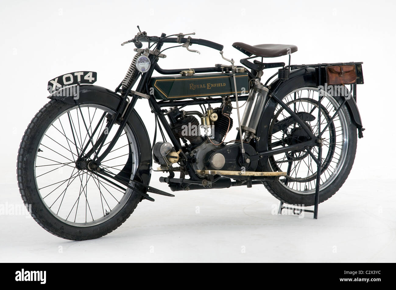 1914 Royal Enfield 3hp motocicletta Foto Stock