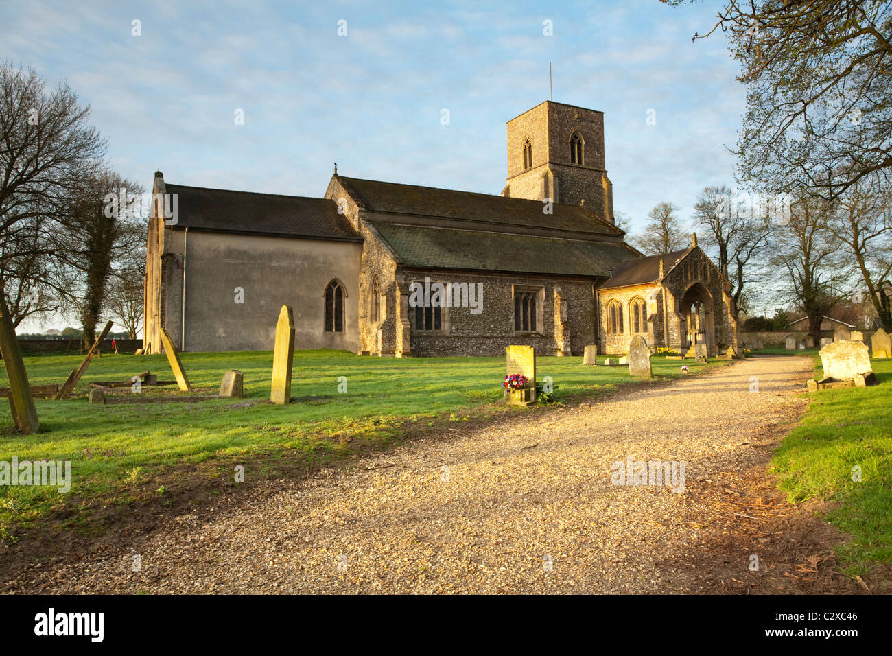Chiesa di Santa Maria Vergine a Bircham, Norfolk, Regno Unito Foto Stock