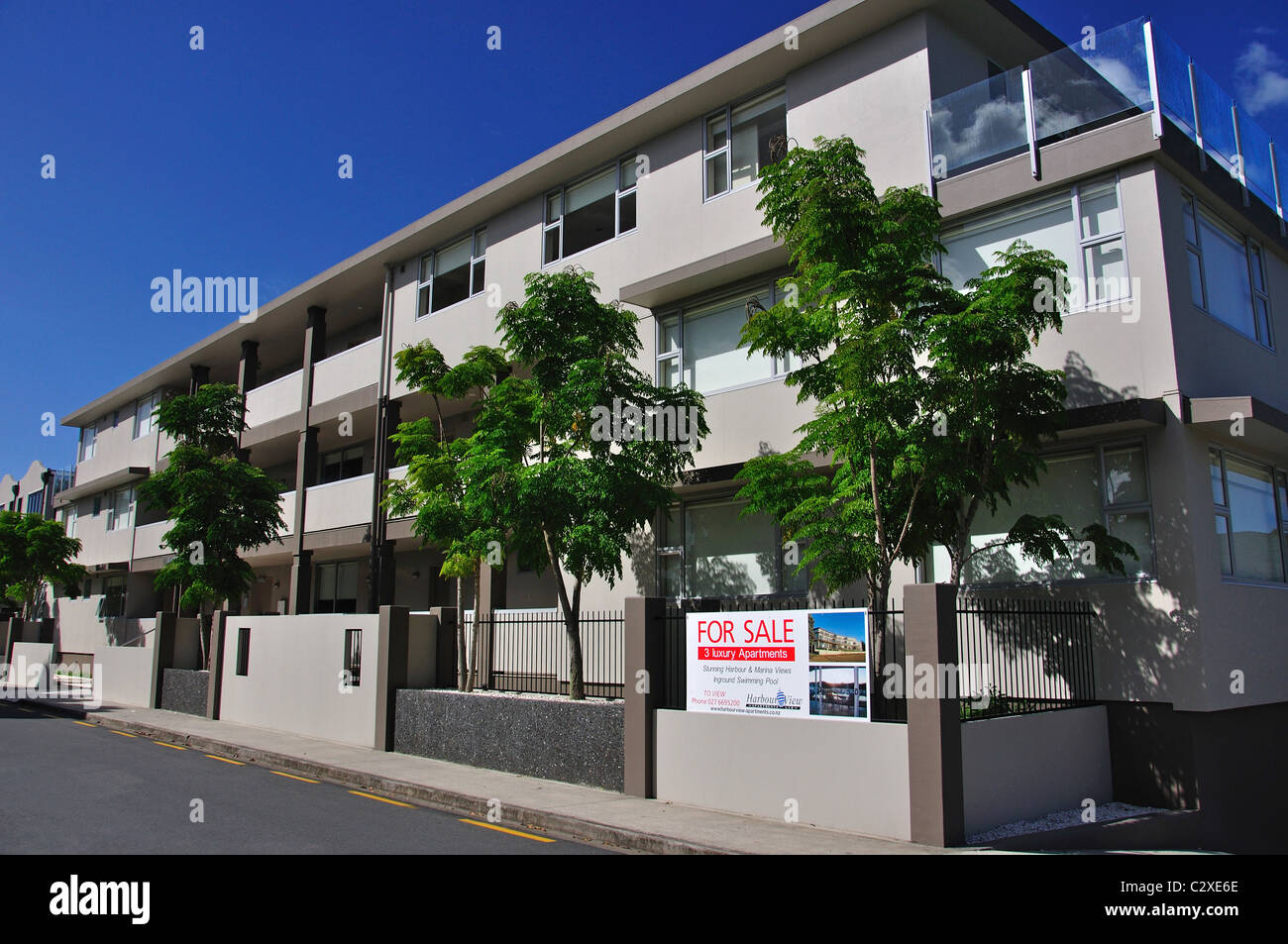 Porto di lusso appartamenti in vendita, Esplanade, Whitianga, Mercurio Bay, Penisola di Coromandel, regione di Waikato, Nuova Zelanda Foto Stock