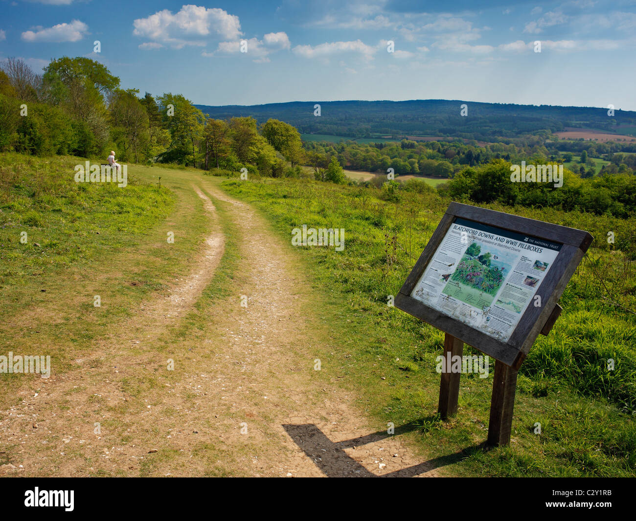 Blatchford Downs. Foto Stock