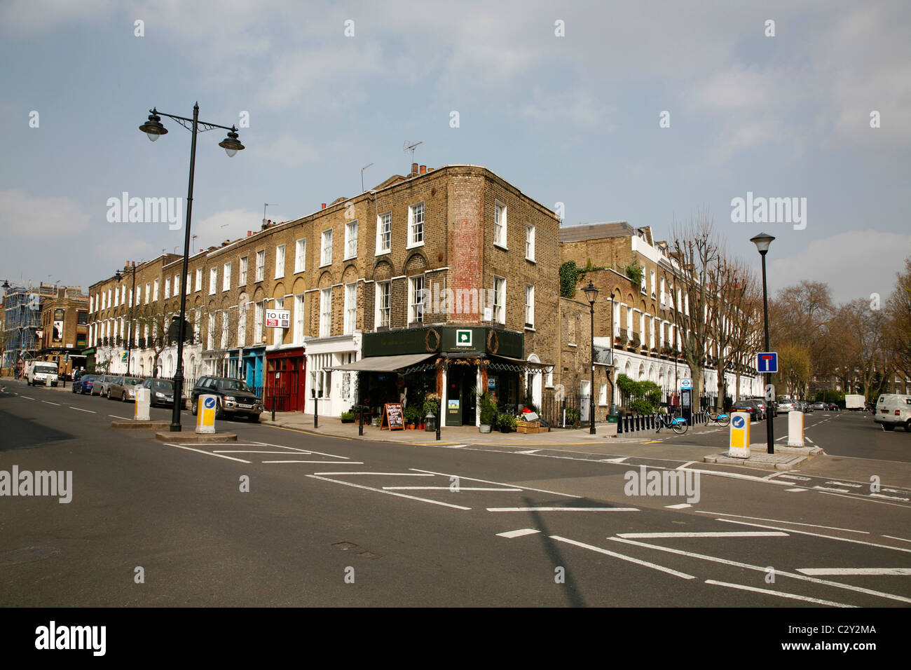 Amwell Street, Finsbury, London, Regno Unito Foto Stock