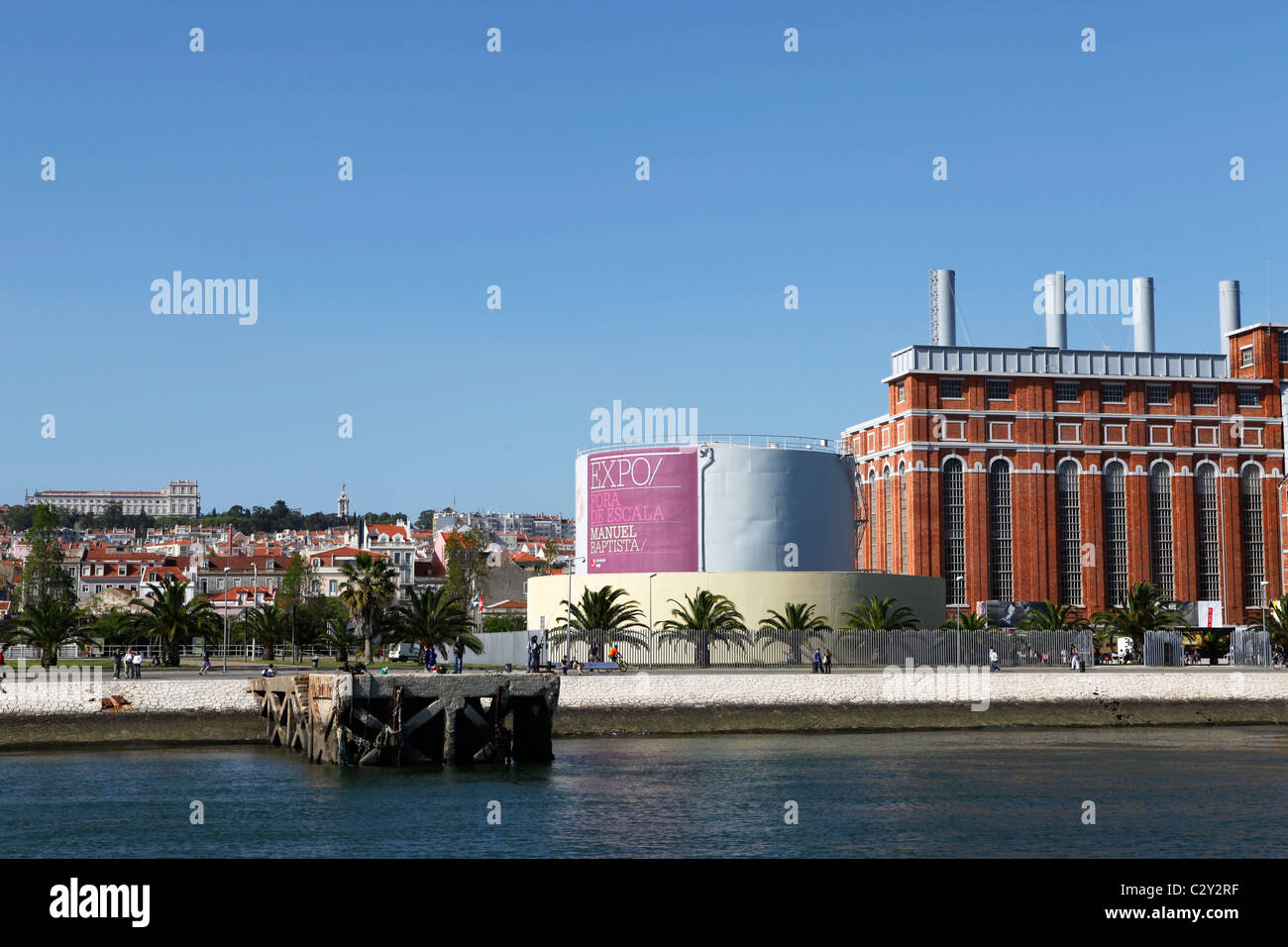 Il Museo dell'elettricità (Museu da Electricidade) in Belem, Lisbona, Portogallo. Foto Stock