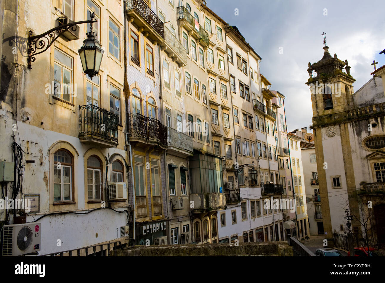 Piazza commerciale aka Praça Comercio, Coimbra, Portogallo Foto Stock