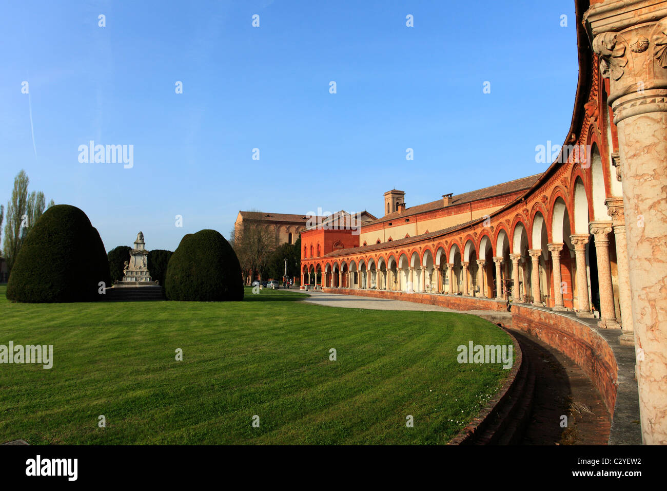 L'Italia, Ferrara, Certosa cimitero monumentale Foto Stock