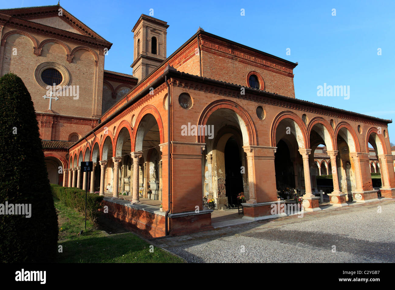L'Italia, Ferrara, Certosa cimitero monumentale Foto Stock