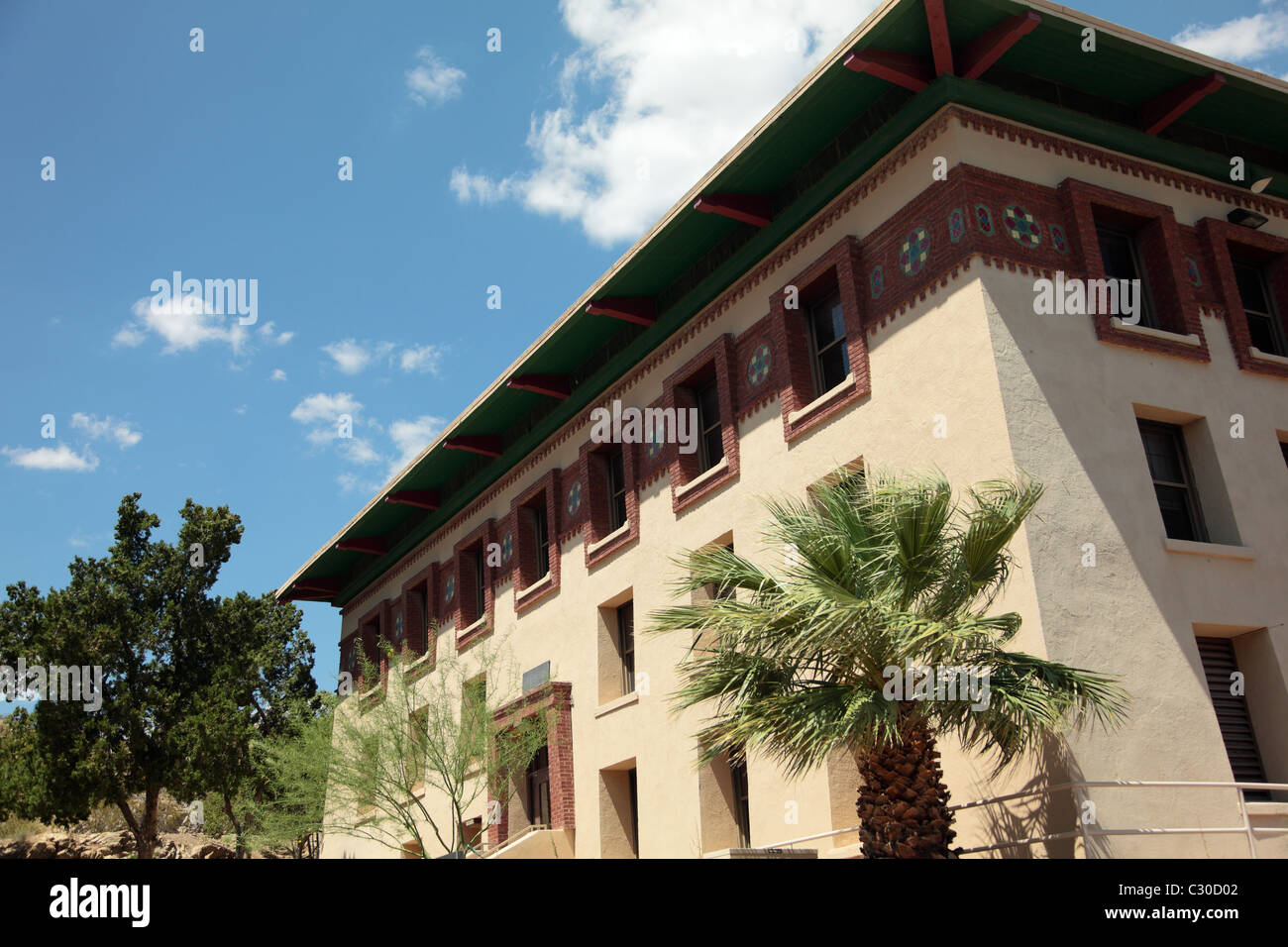 La University of Texas at El Paso dettagli architettonici Foto Stock