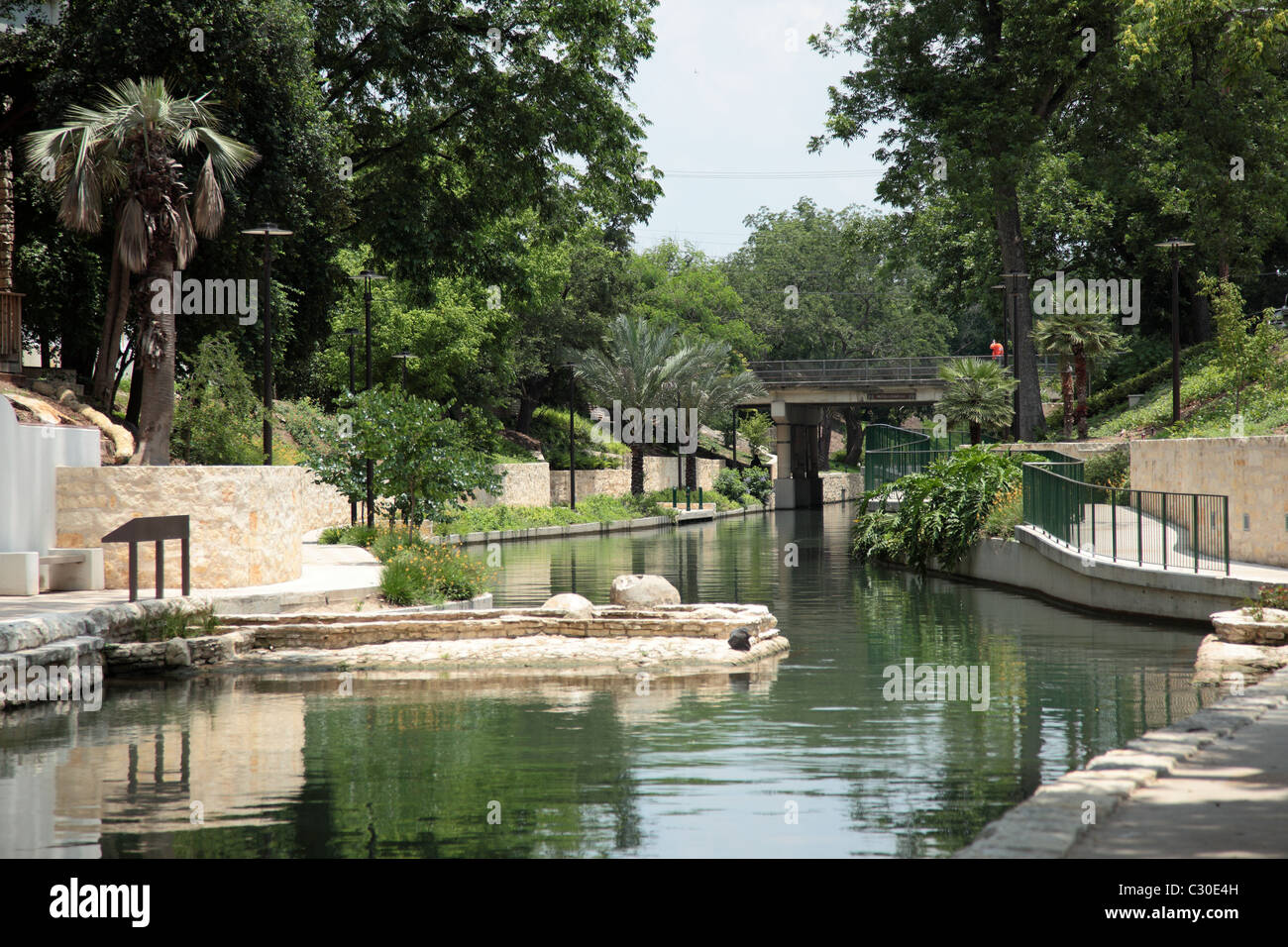 San Antonio, Texas Riverwalk Foto Stock