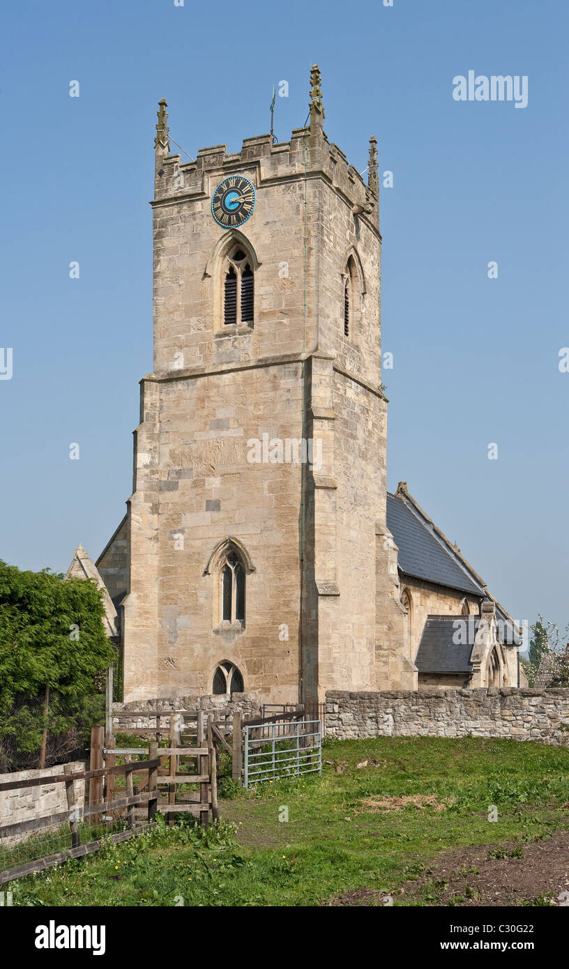 La Chiesa di San Pietro di Kirk Smeaton West Yorkshire Inghilterra U.K. Foto Stock