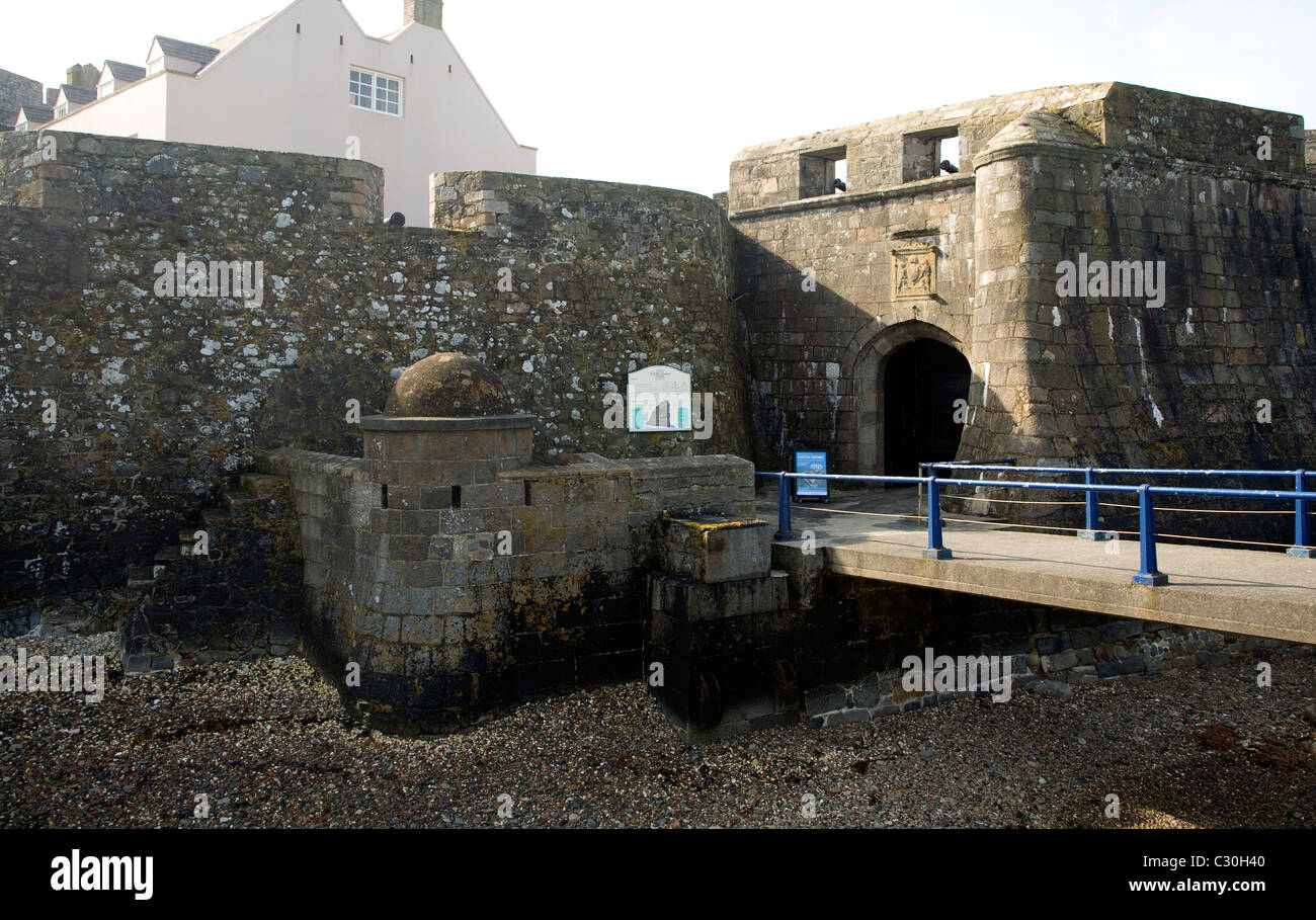 Castle Cornet a Guernsey Isole del Canale Foto Stock