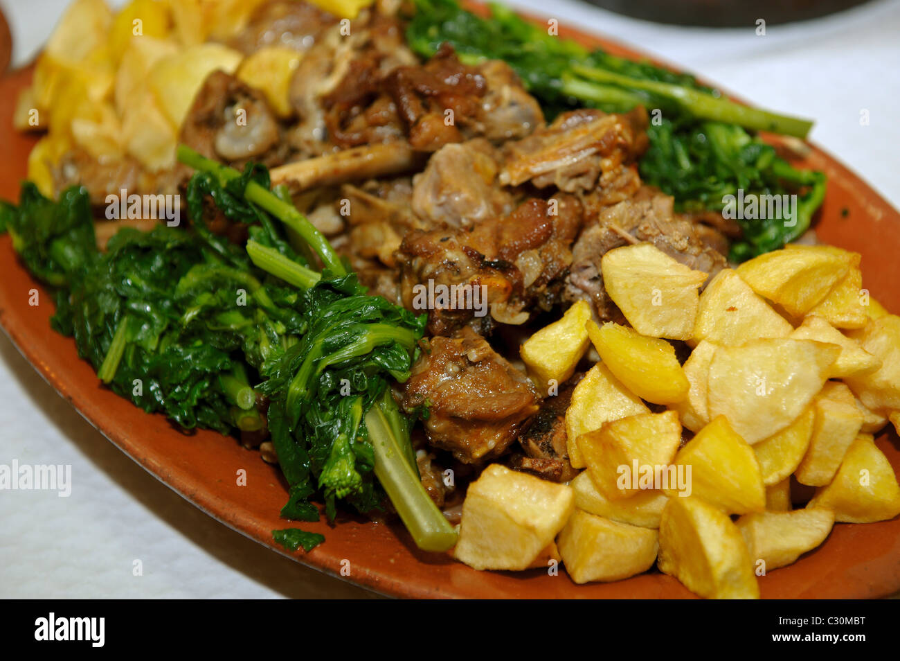 Cucina portoghese - chanfana Foto Stock