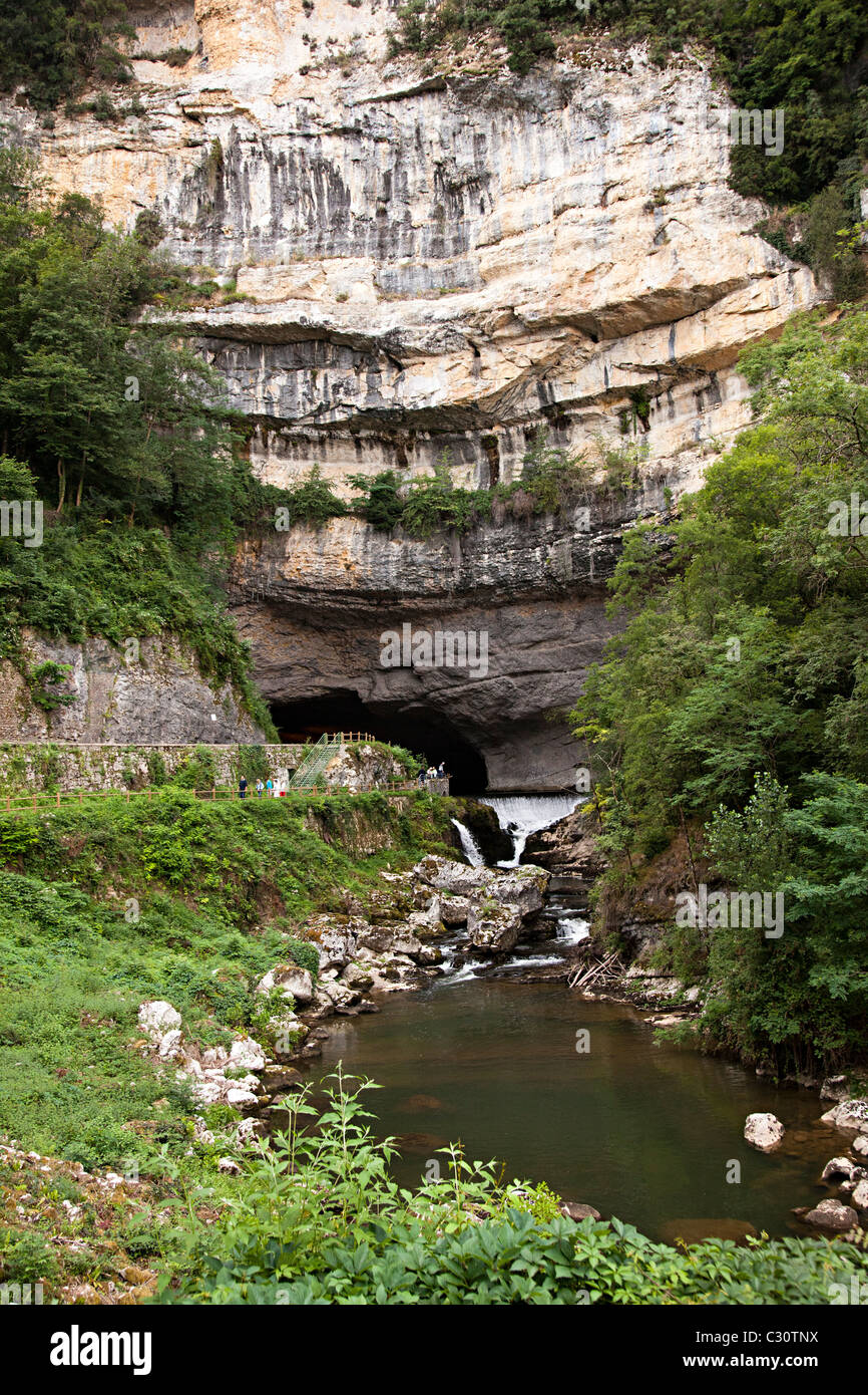 La ricomparsa del Mas d'Azil Ariège Francia Foto Stock