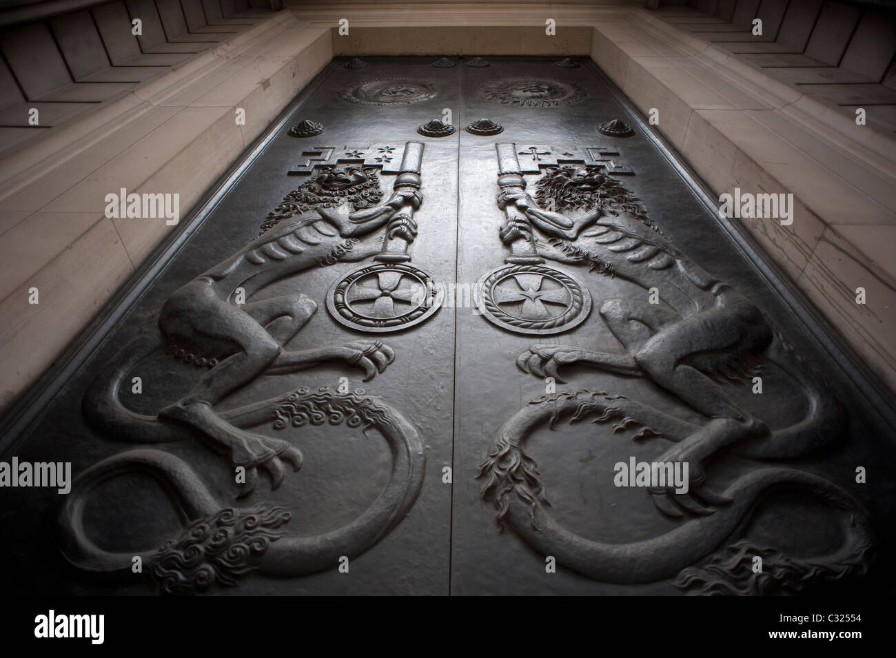 La Bank of England, Bank di Londra, 21 agosto 2009. Foto Stock