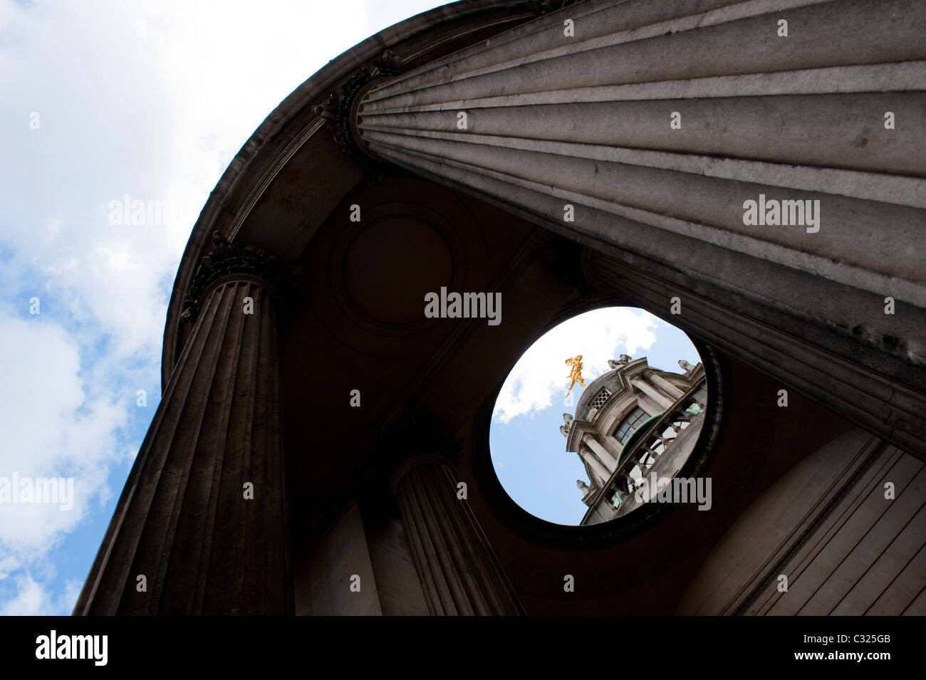 La Bank of England, Bank di Londra, 21 agosto 2009. Foto Stock