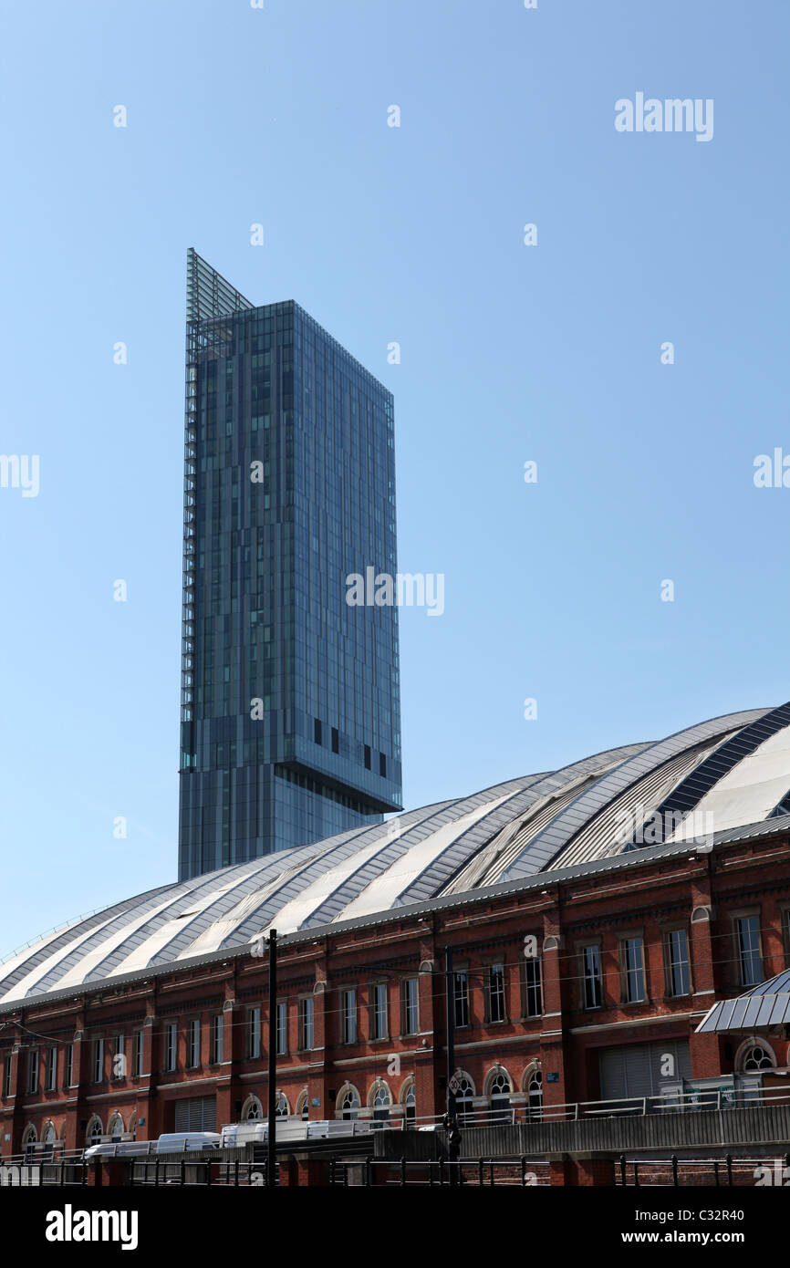 Beetham Tower Hilton Manchester Foto Stock