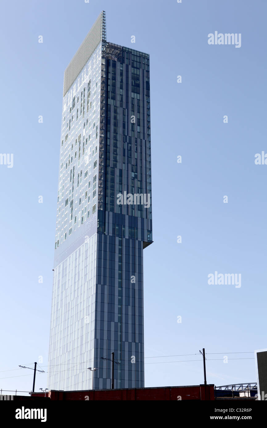 Beetham Tower Hilton Manchester Foto Stock