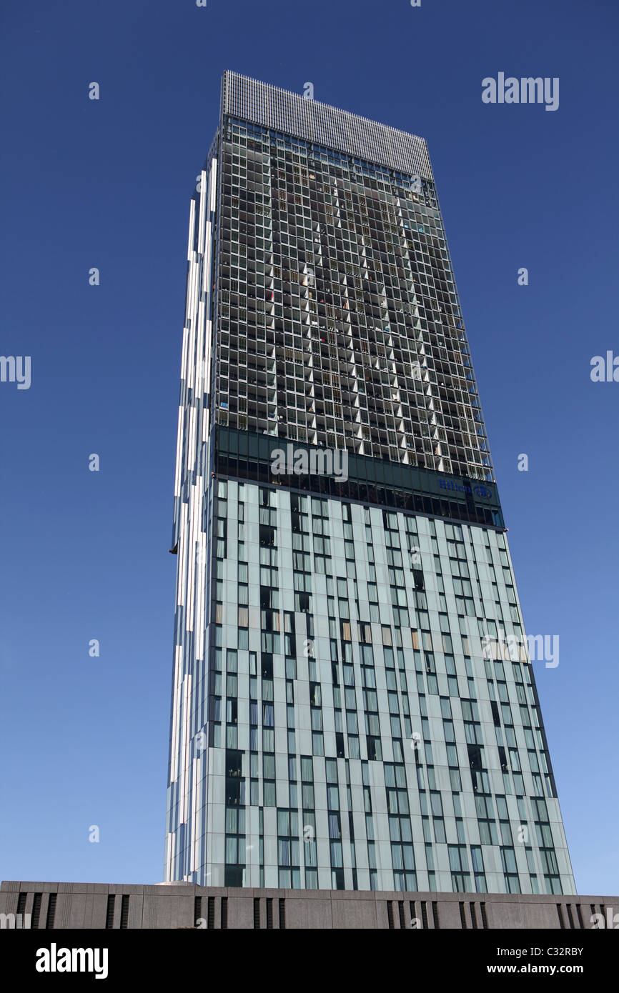 Beetham Tower Hilton Manchester Foto Stock