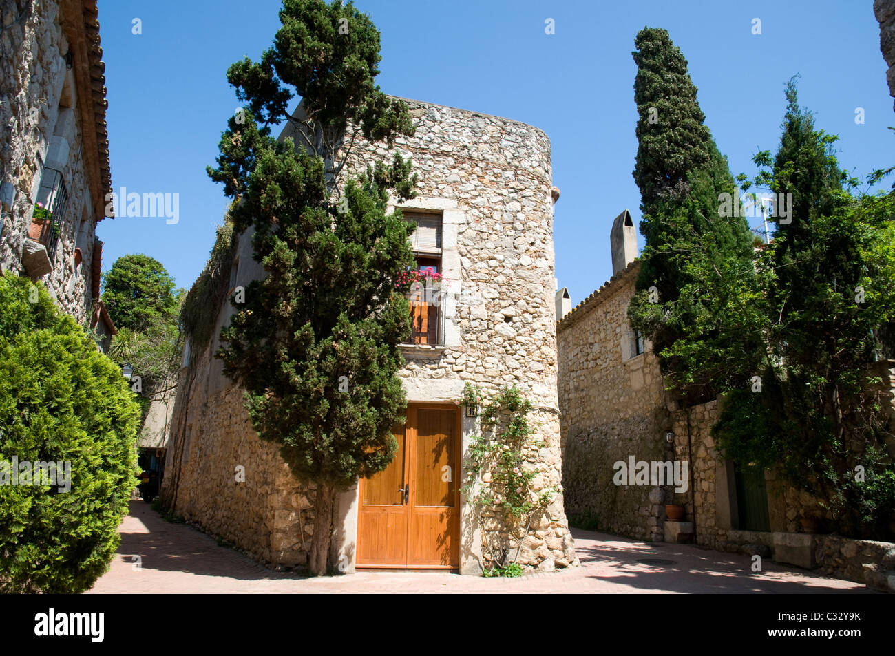 Sant Martí d'Empuries. Alt Emporda, Costa Brava, provincia di Girona, in Catalogna, Spagna Foto Stock