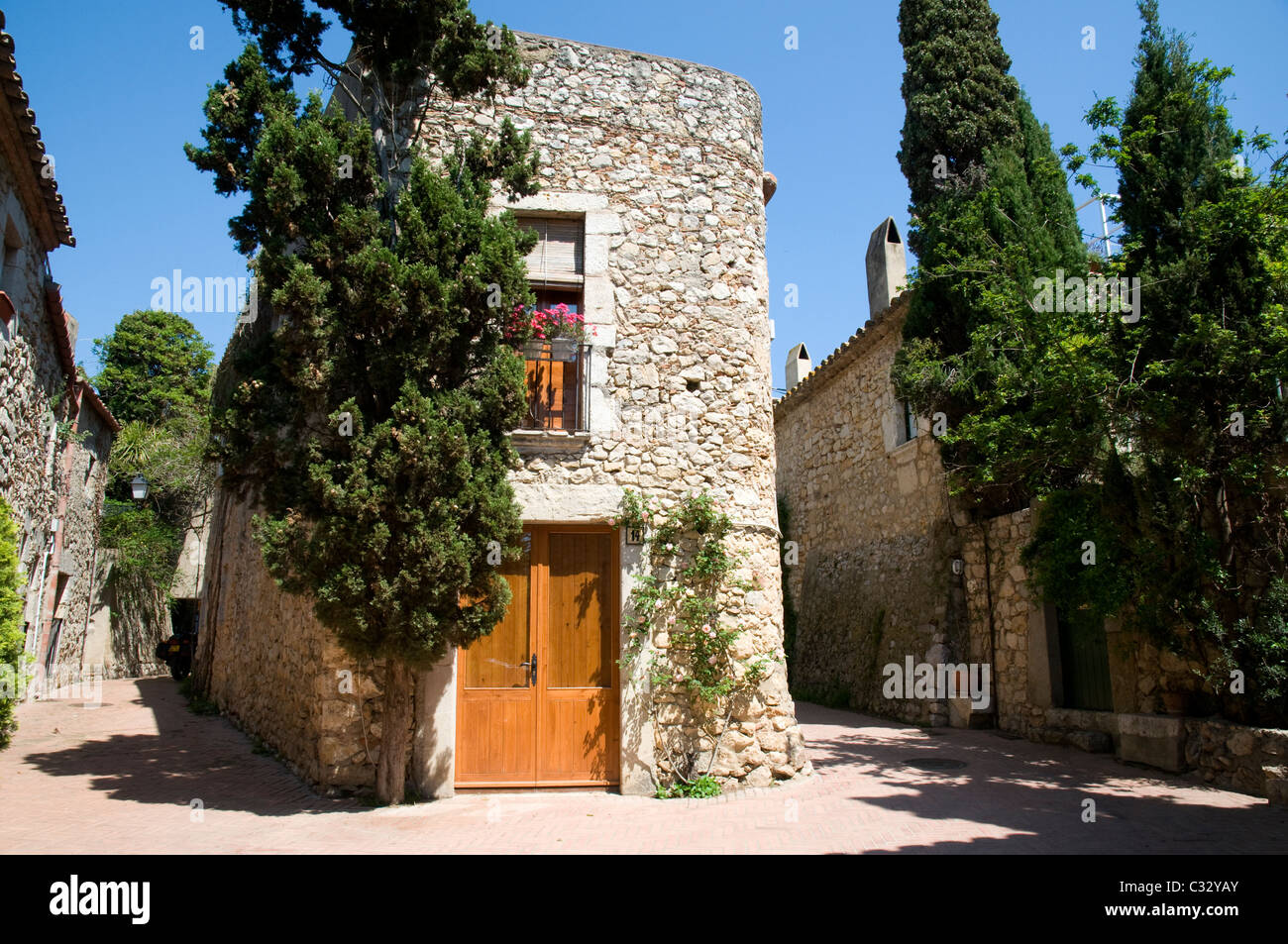 Sant Martí d'Empuries. Alt Emporda, Costa Brava, provincia di Girona, in Catalogna, Spagna Foto Stock