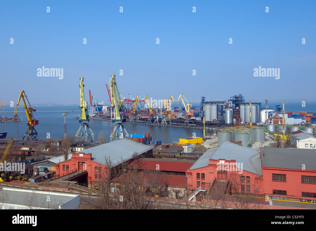 Il mare di Odessa porta di trasporto Foto Stock