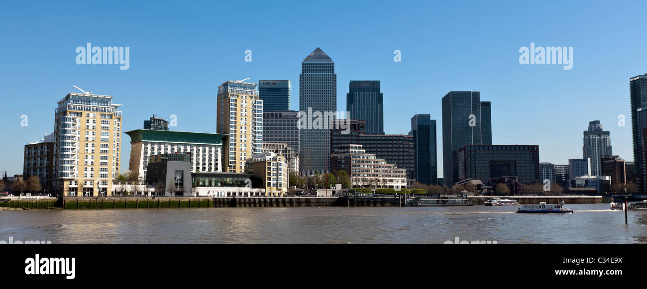 Canary Wharf London, England, Regno Unito. Foto Stock